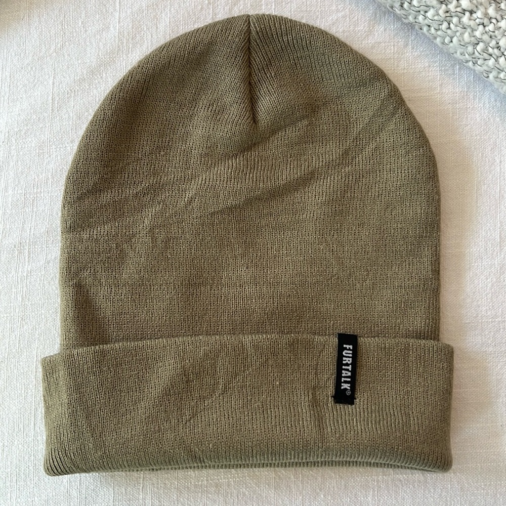 Furtalk Beige Beanie